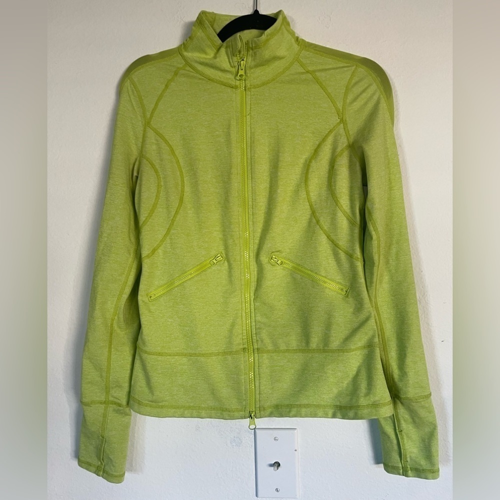 Zella Green Full Zip Track Jacket